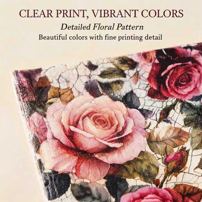 Rose paper napkins dining decor